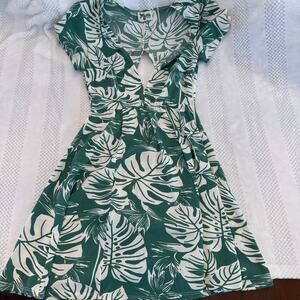 new show me your mumu tropical mini dress size XS extra small